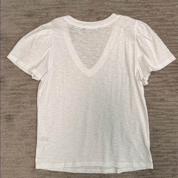Veronica Beard NWOT Posey V Neck Pima Cotton Slub T Shirt Size Small - Picture 9 of 9